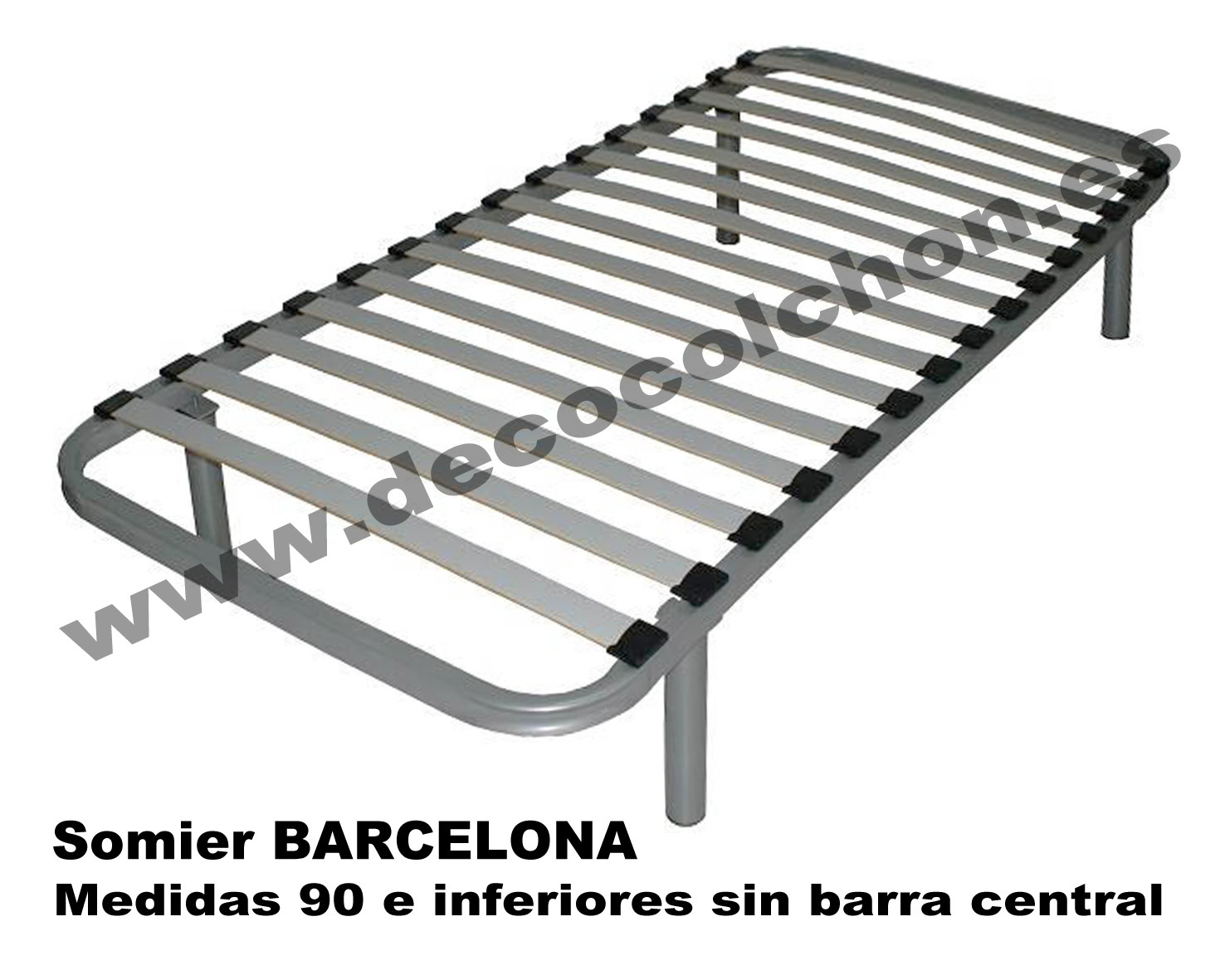 Somier BARCELONA 90 down | Camas y colchones en www.decocolchon.es