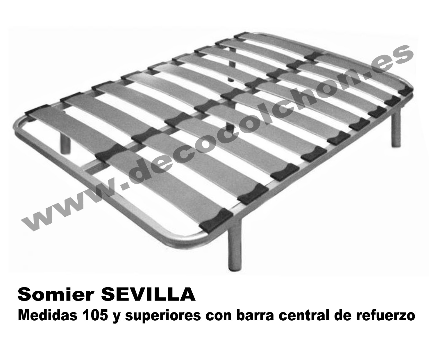 Somier SEVILLA 105 up | Camas y colchones en www.decocolchon.es