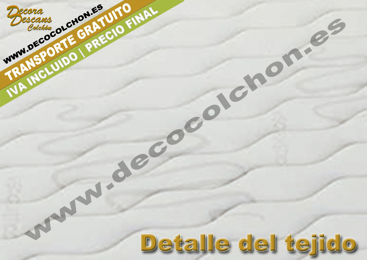 COLCHON ORTOPEDIC Tejido | Decocolchon Decora Descans
